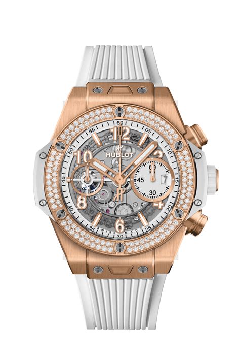 hublot king gold white diamonds|hublot big bang tourbillon skeleton.